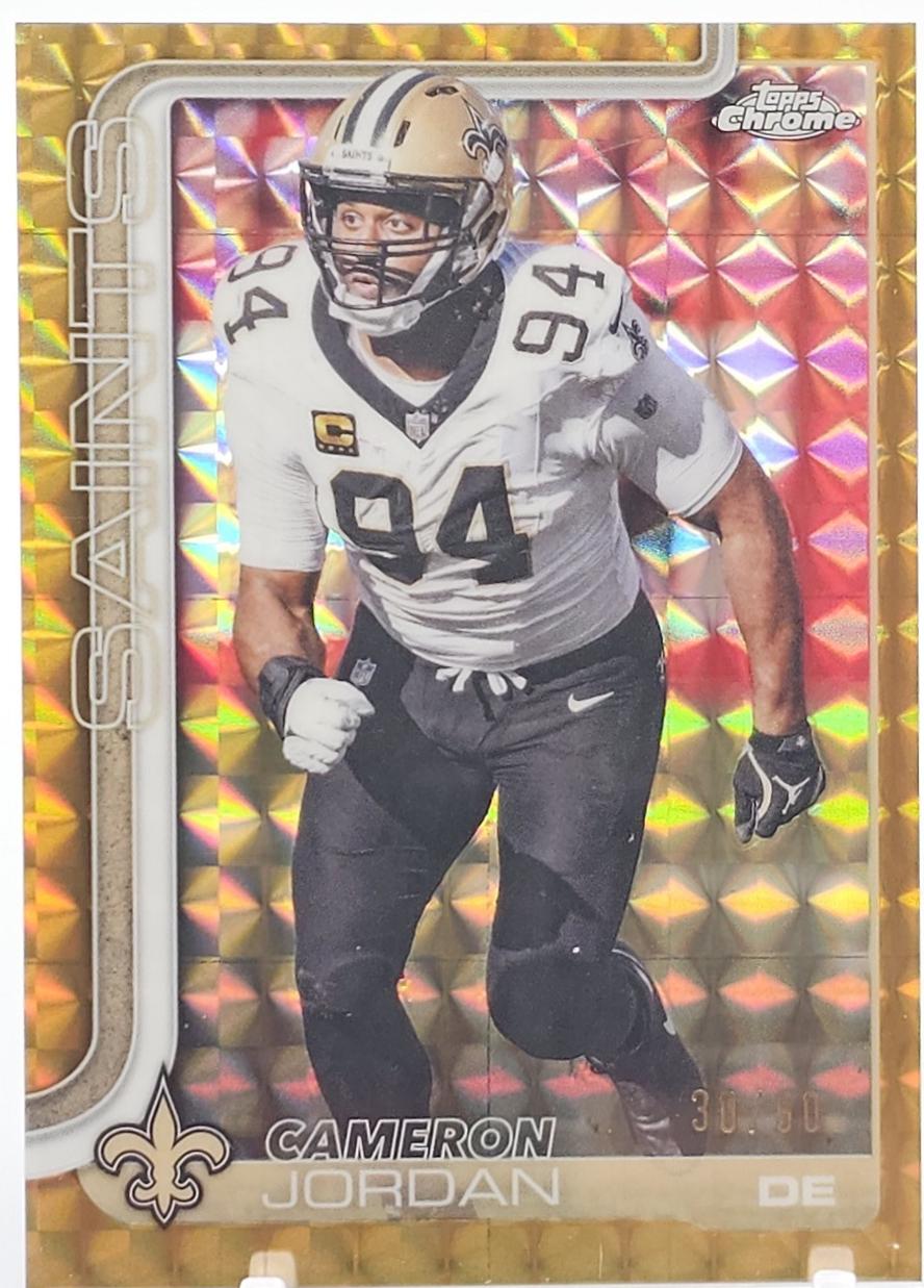 Cameron Jordan [Gold Geometric Refractor] #221