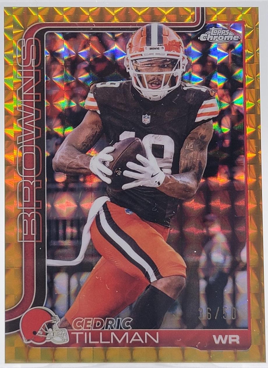 Cedric Tillman [Gold Geometric Refractor] #67
