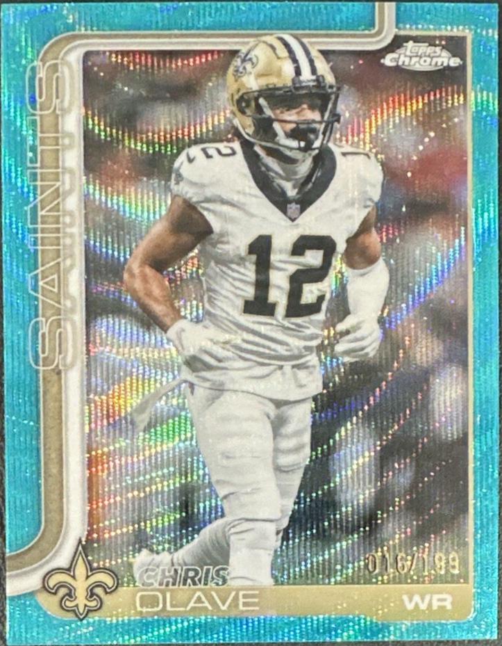 Chris Olave [Aqua Wave Refractor] #216