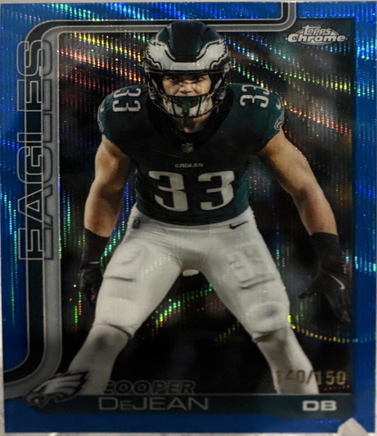 Cooper DeJean [Blue Wave Refractor] #252