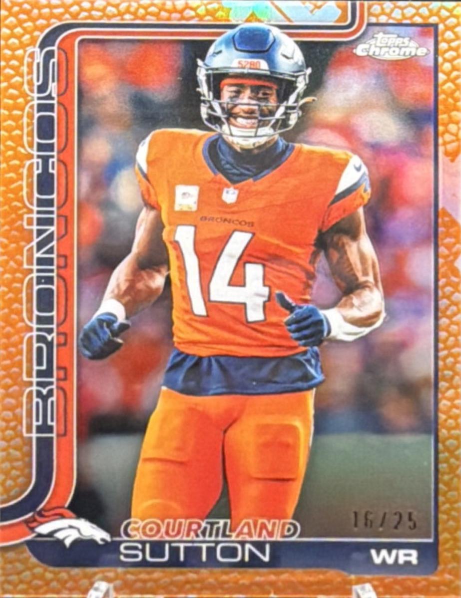 Courtland Sutton [Leather Orange] #86