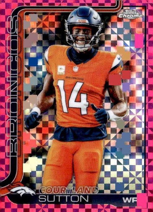 Courtland Sutton [X-Fractor Pink] #86