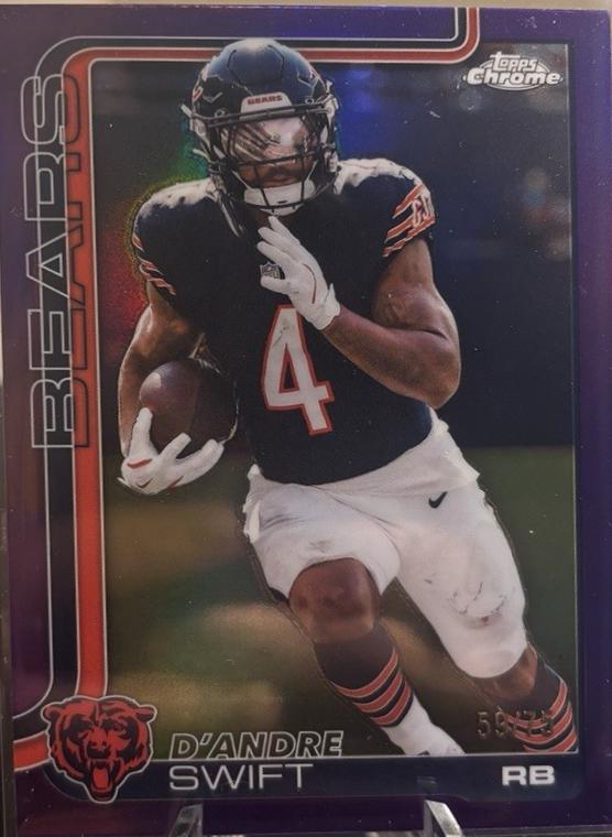 D'Andre Swift [Purple Refractor] #53