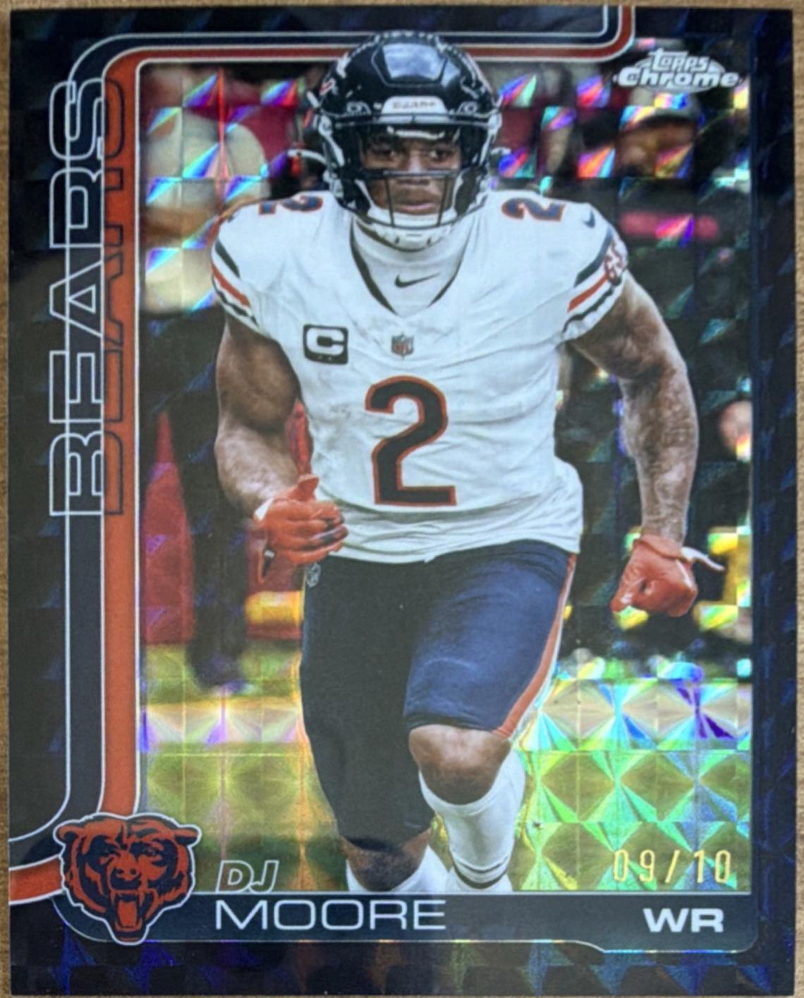 DJ Moore [Black Geometric Refractor] #48