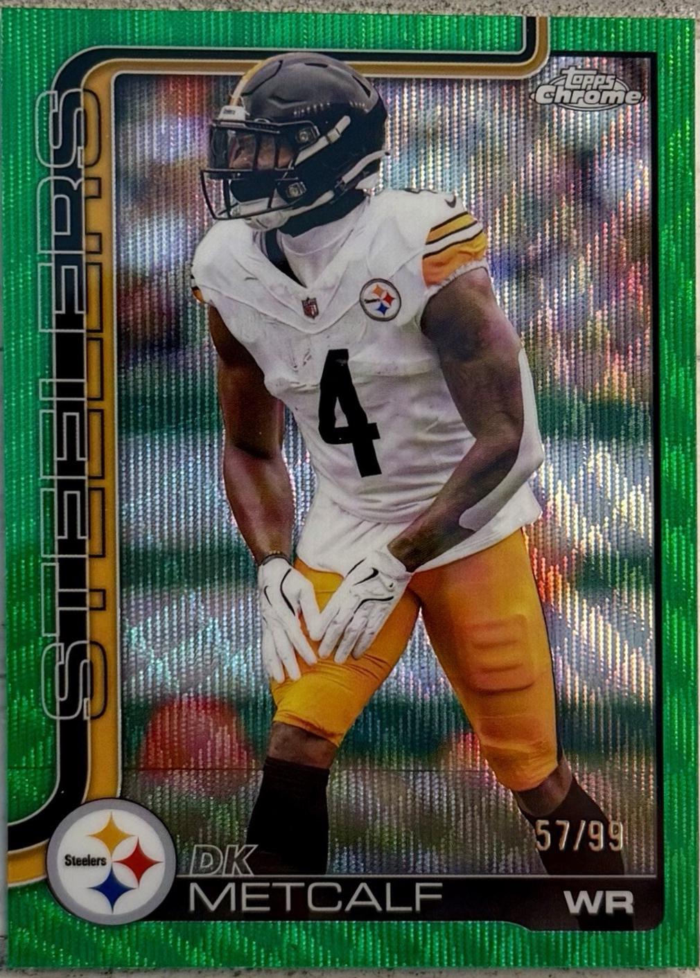 DK Metcalf [Green Wave Refractor] #254