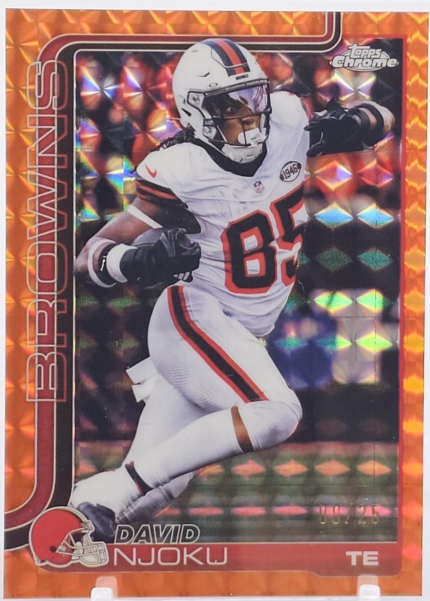 David Njoku [Orange Geometric Refractor] #69