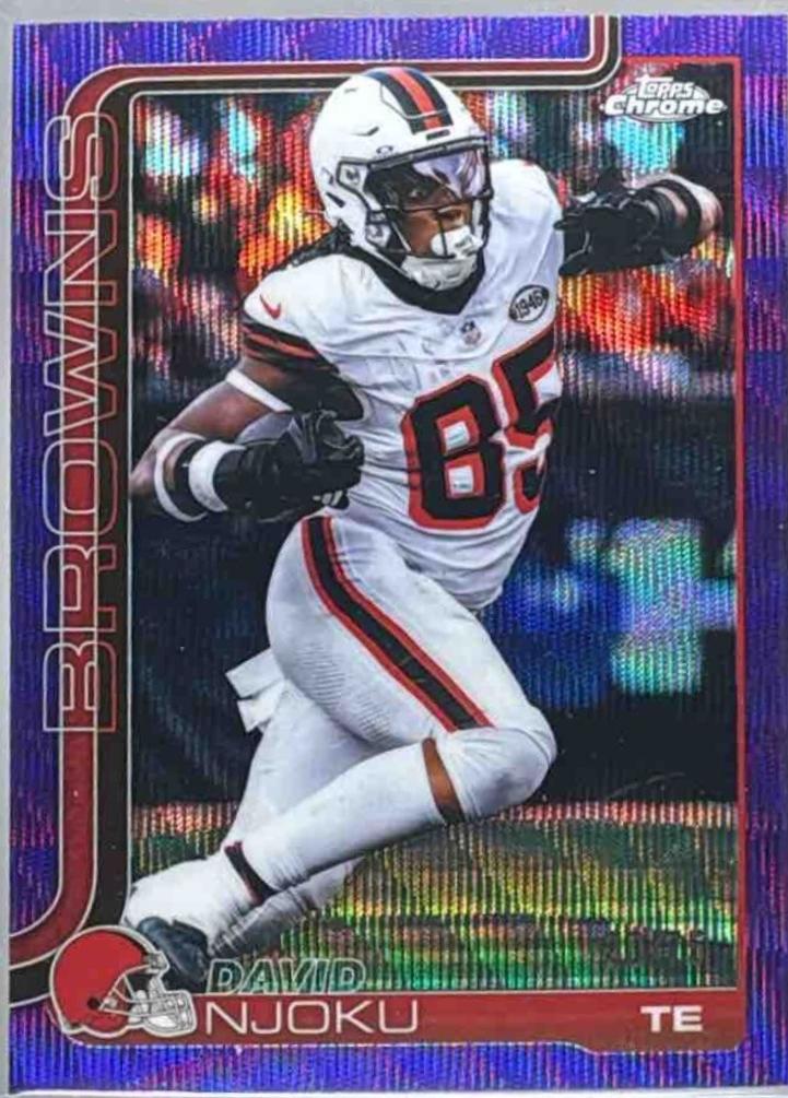 David Njoku [Purple Wave Refractor] #69