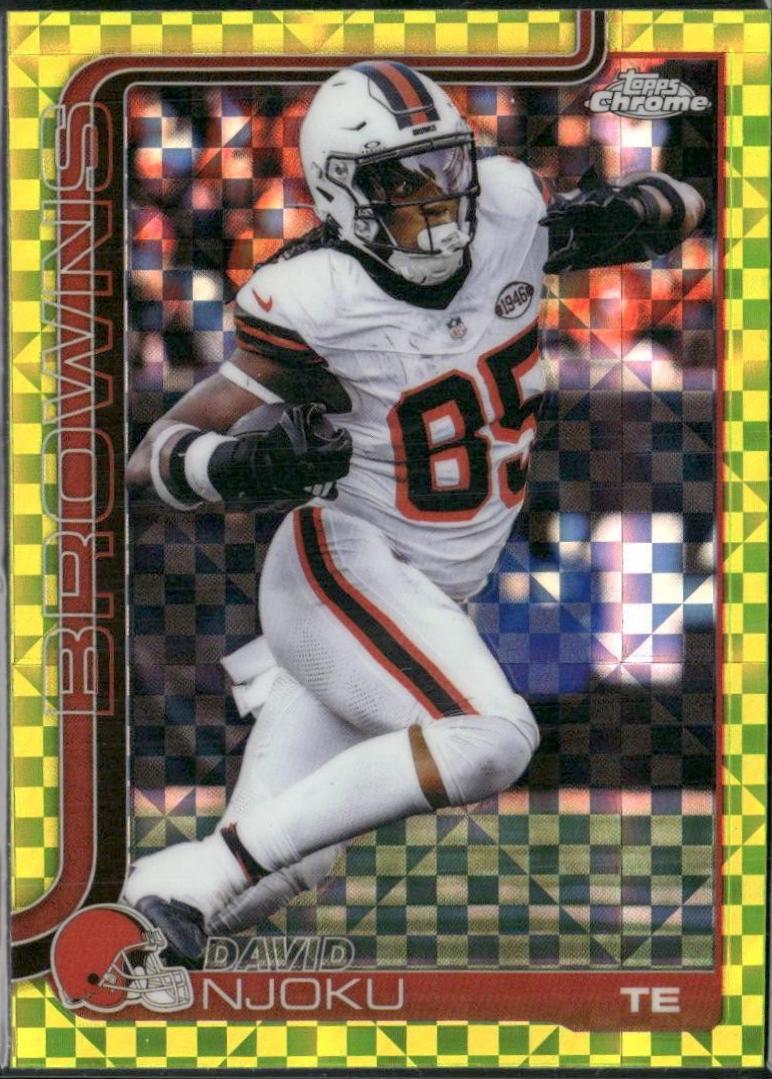 David Njoku [X-Fractor Green] #69