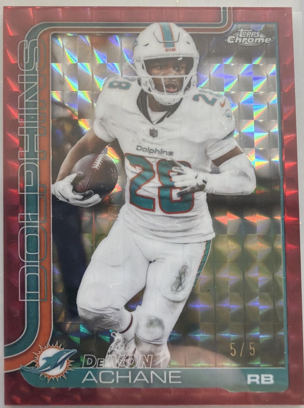 De'Von Achane [Topps Refractor] #188