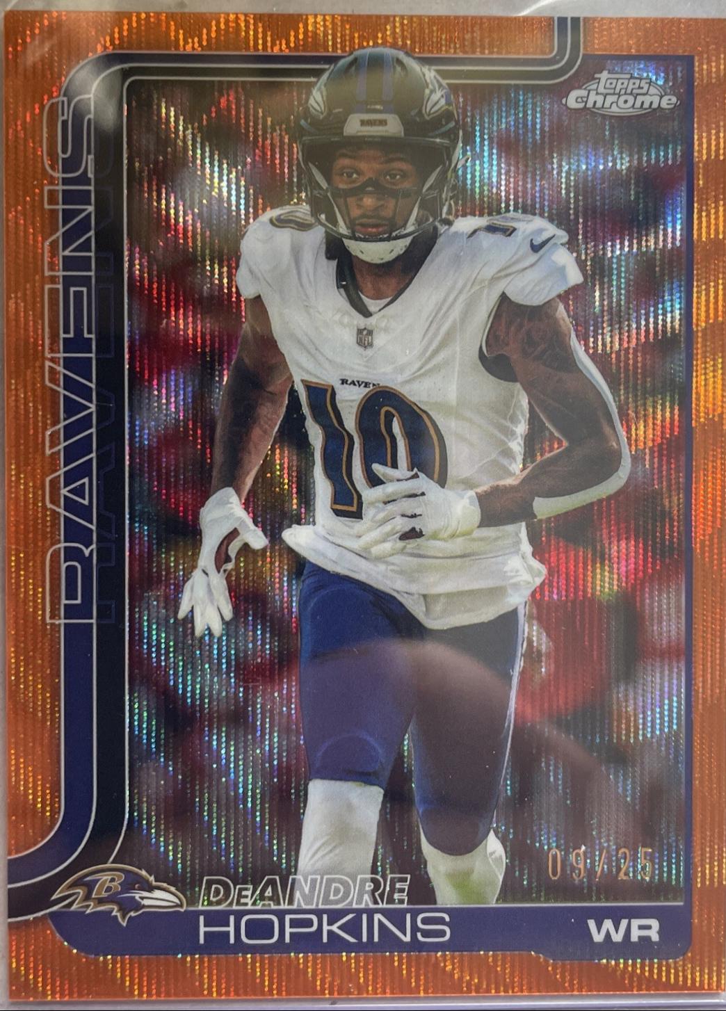 DeAndre Hopkins [Orange Wave Refractor] #20