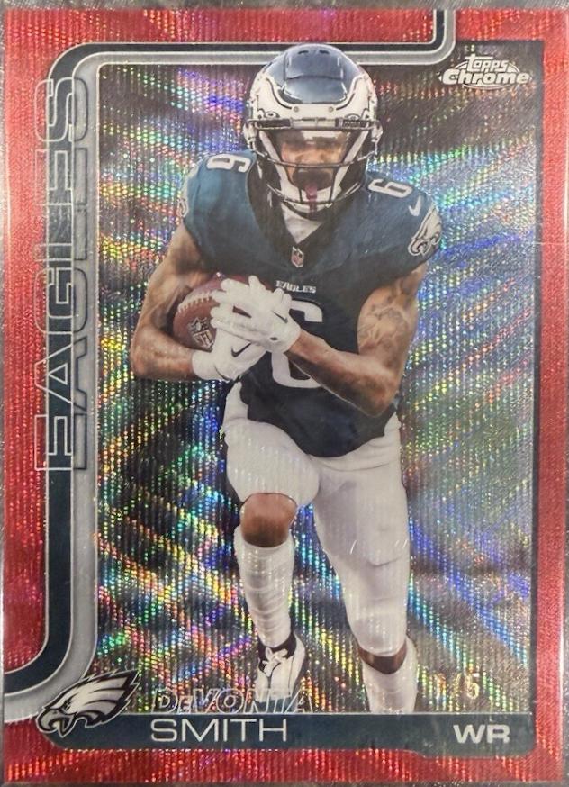 DeVonta Smith [Red Wave Refractor] #244