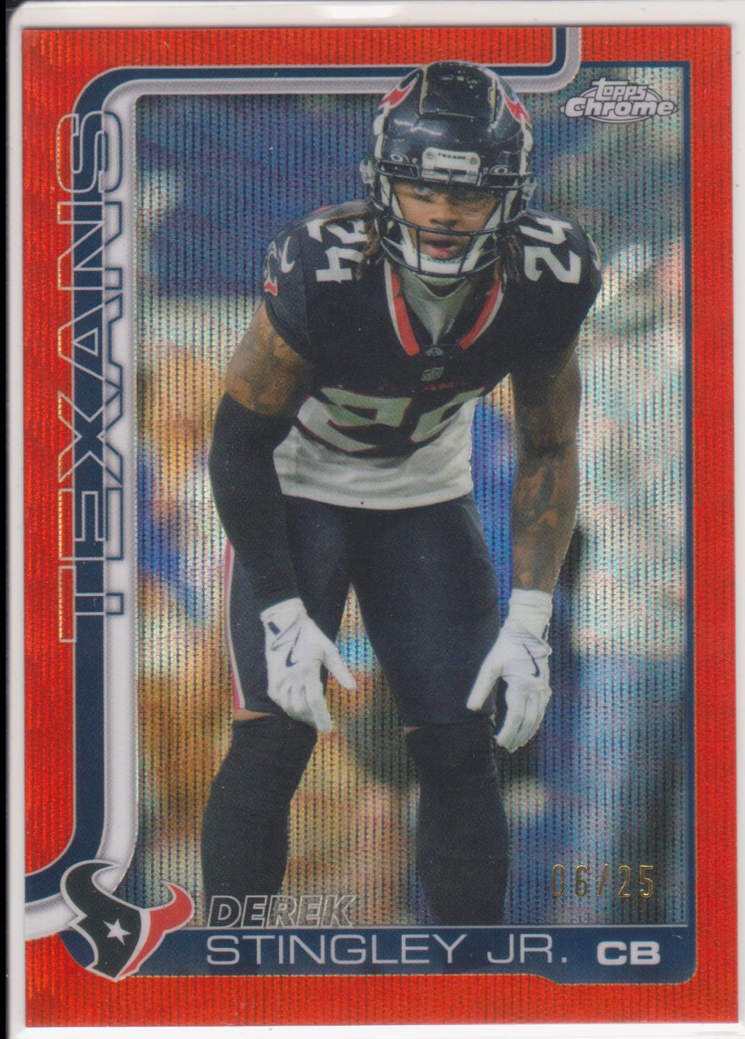 Derek Stingley Jr. [Orange Wave Refractor] #116