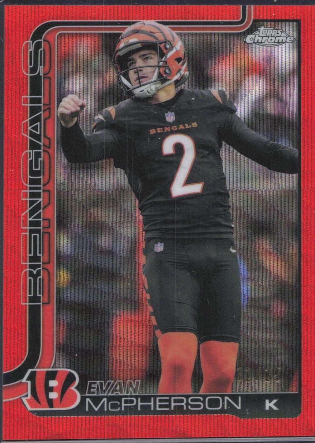 Evan McPherson [Orange Wave Refractor] #64