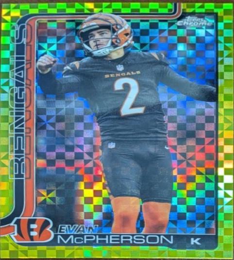 Evan McPherson [X-Fractor Green] #64