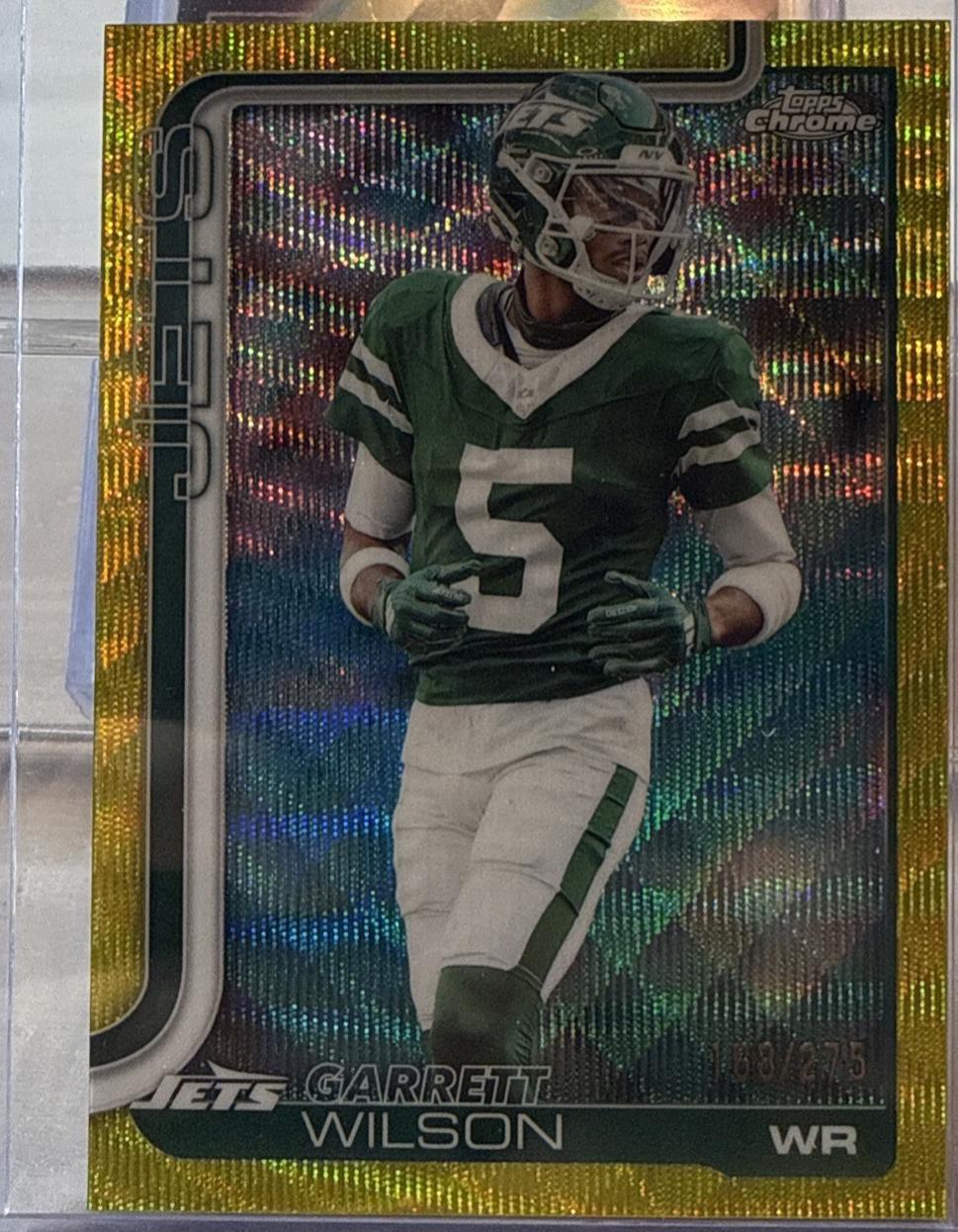 Garrett Wilson [Yellow Wave Refractor] #235