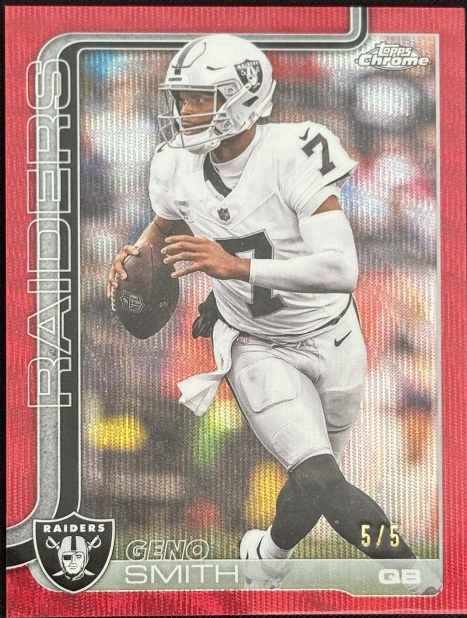 Geno Smith [Red Wave Refractor] #179