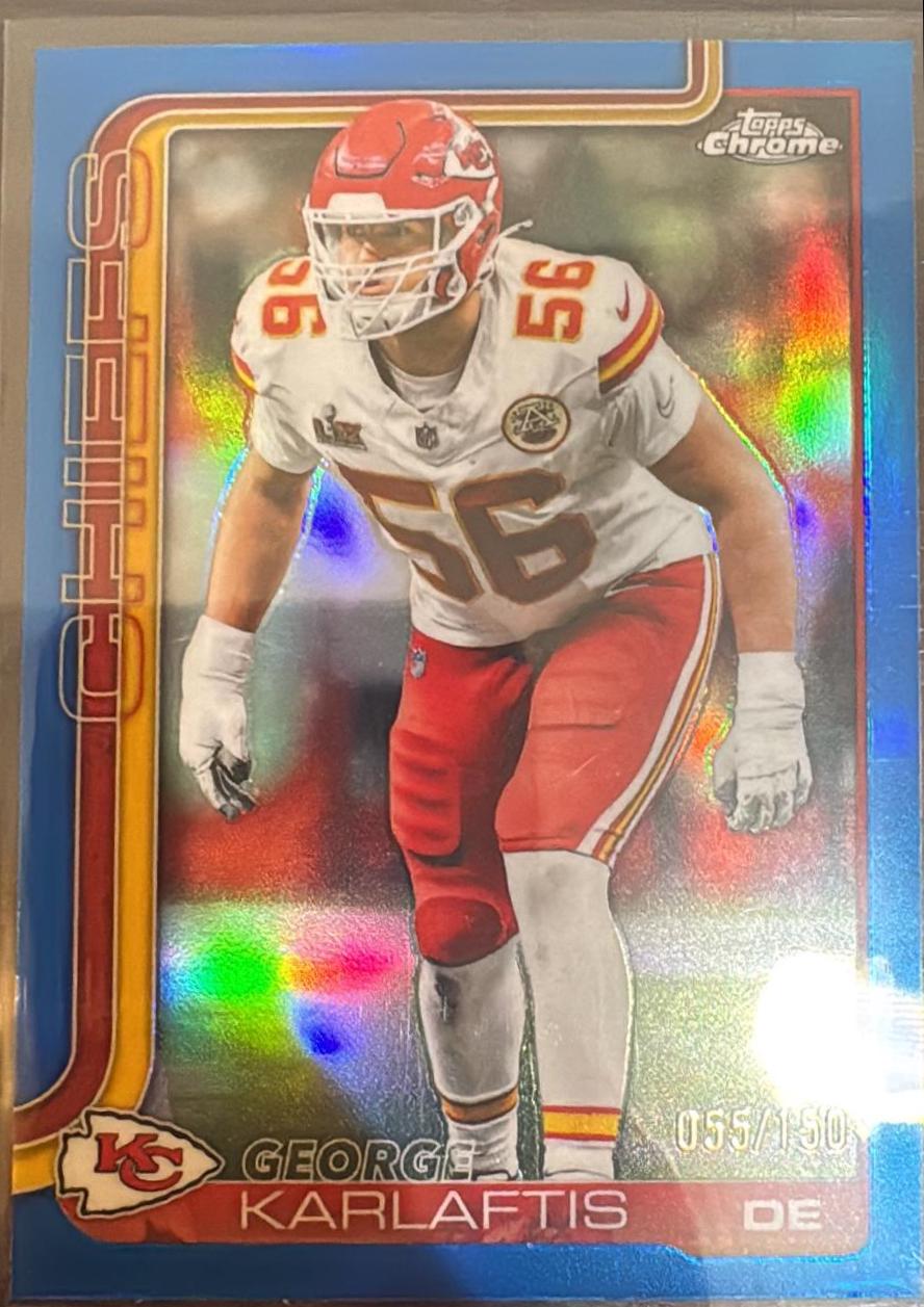 George Karlaftis [Blue Refractor] #152