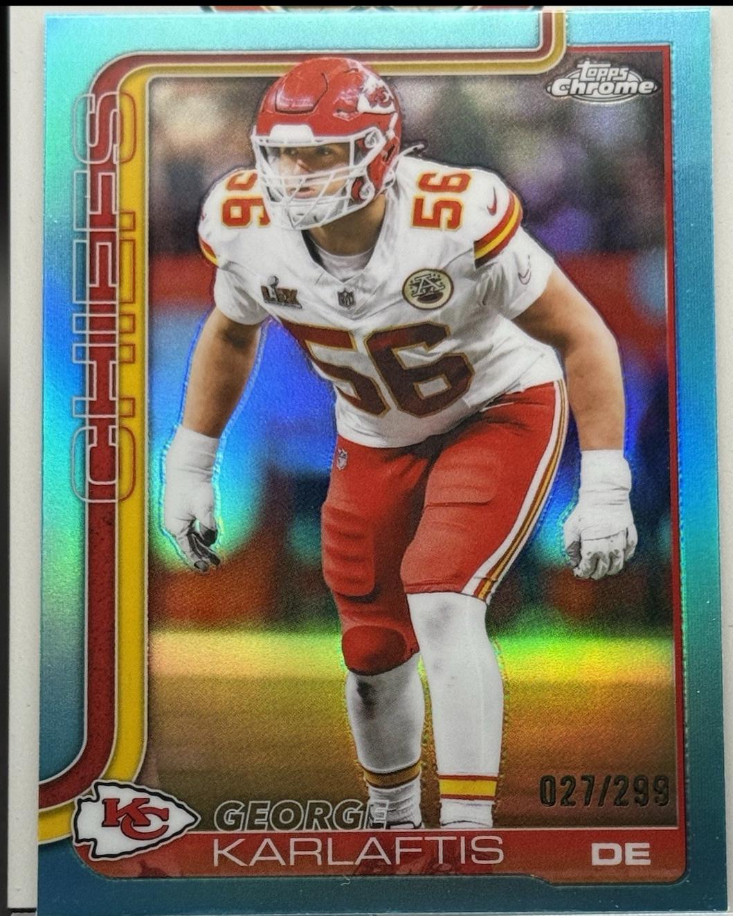 George Karlaftis [Teal Refractor] #152