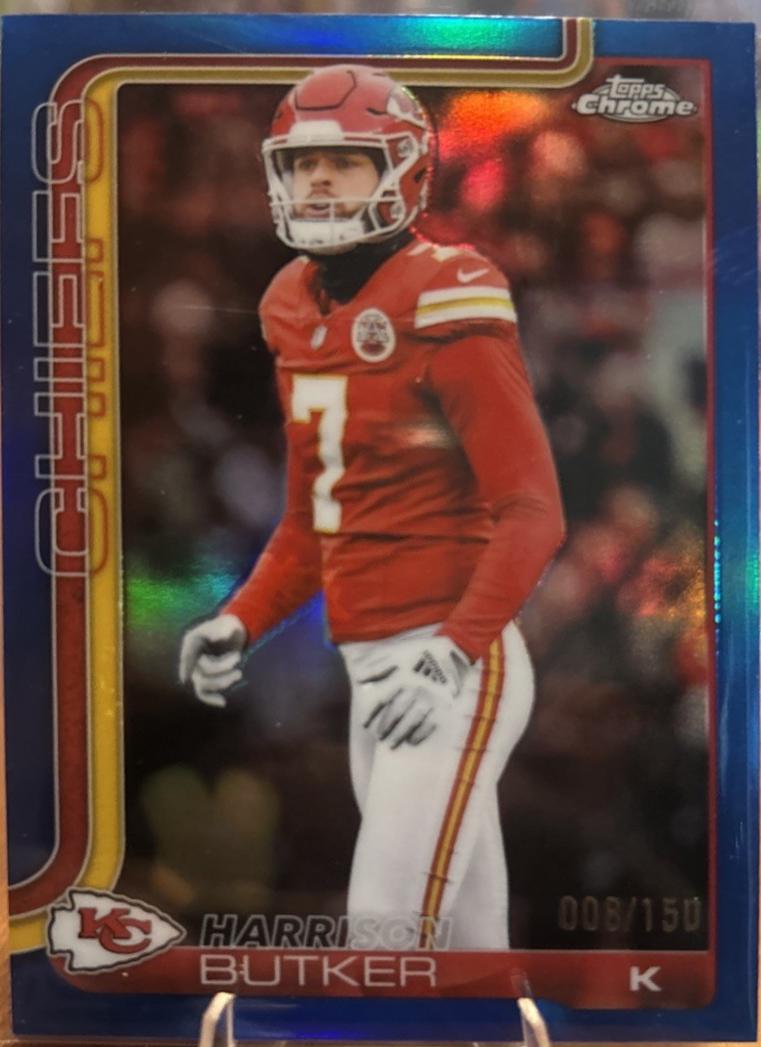 Harrison Butker [Blue Refractor] #151