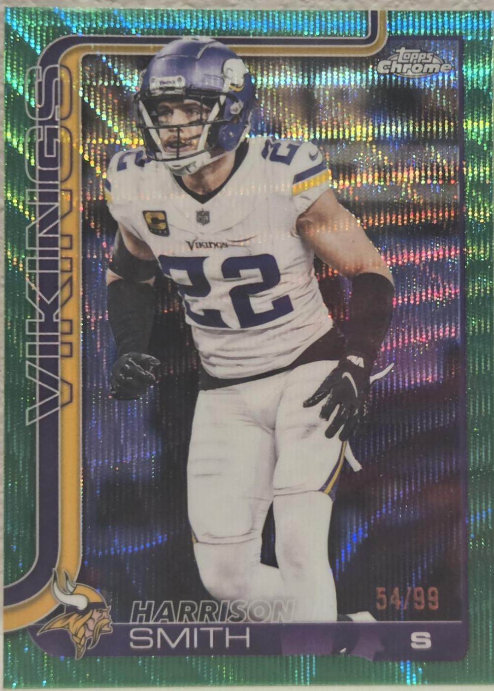 Harrison Smith [Green Wave Refractor] #204