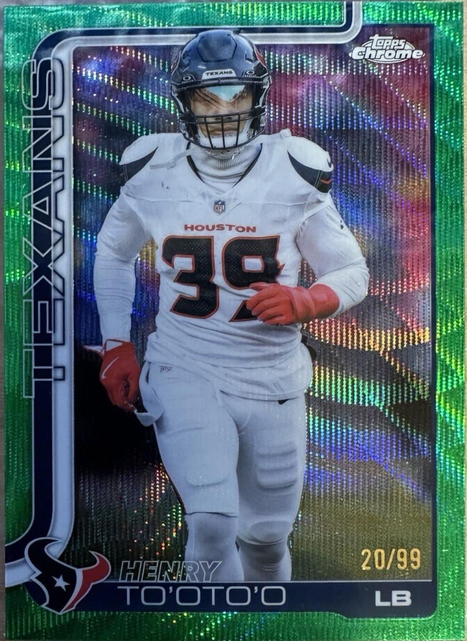 Henry To'oTo'o [Green Wave Refractor] #122