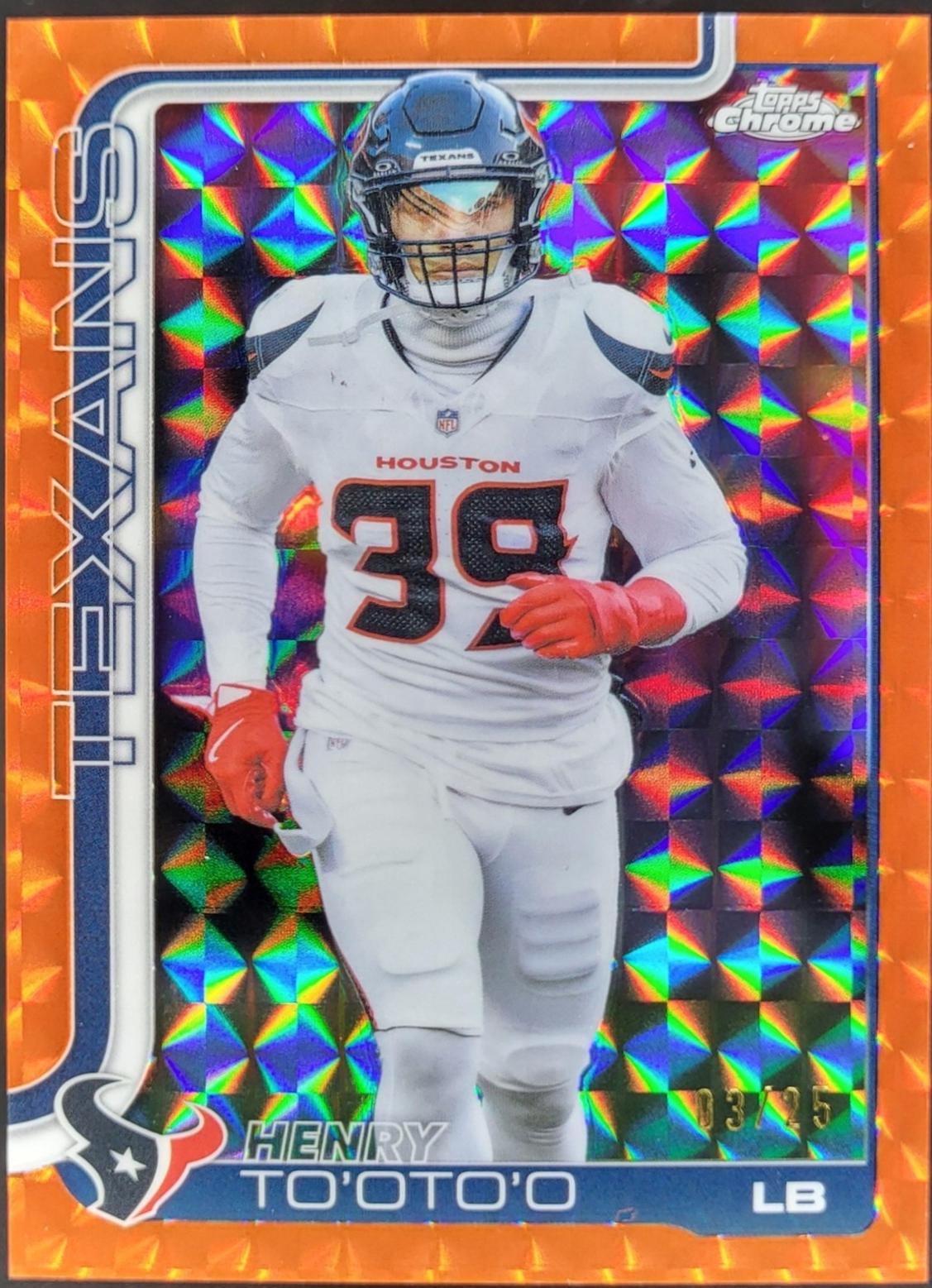 Henry To'oTo'o [Orange Geometric Refractor] #122
