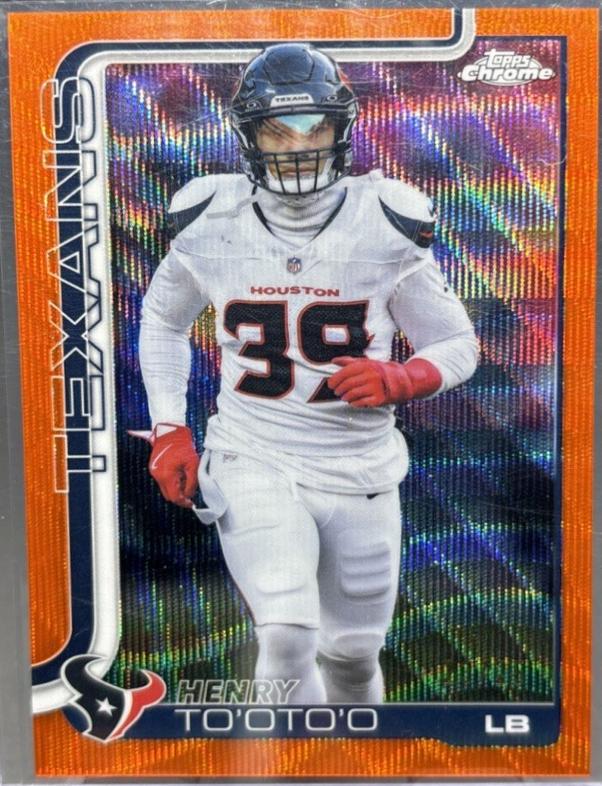 Henry To'oTo'o [Orange Wave Refractor] #122