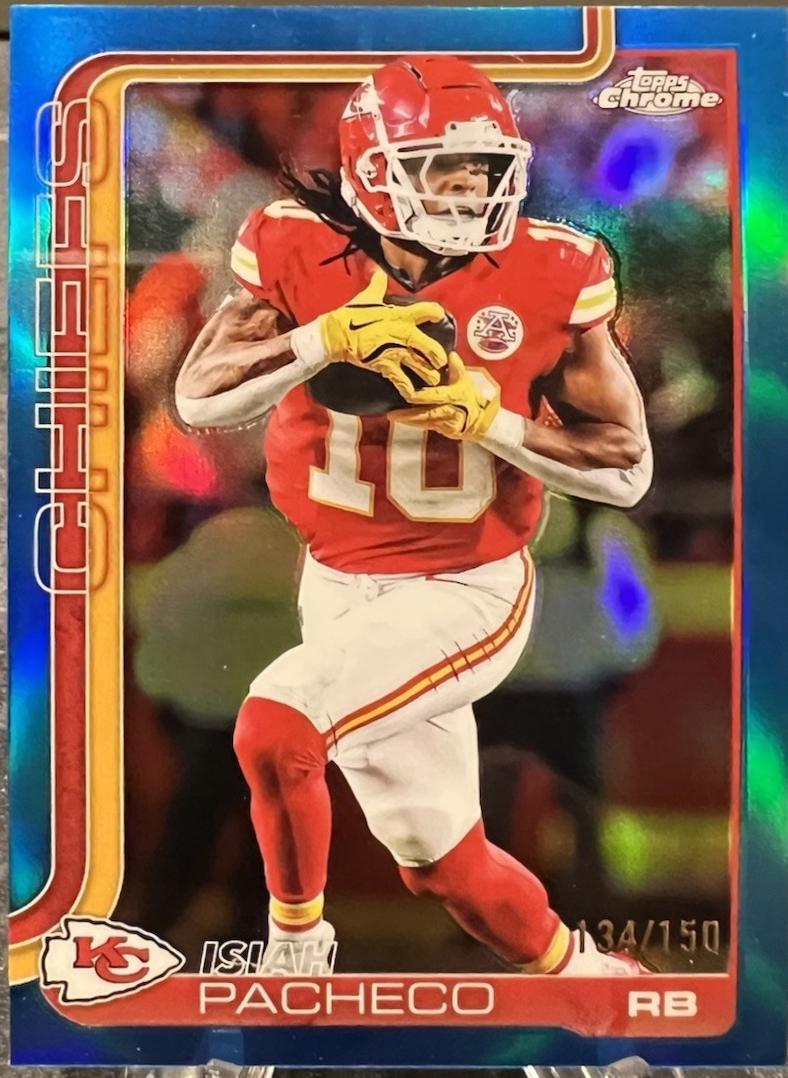 Isiah Pacheco [Blue Refractor] #149