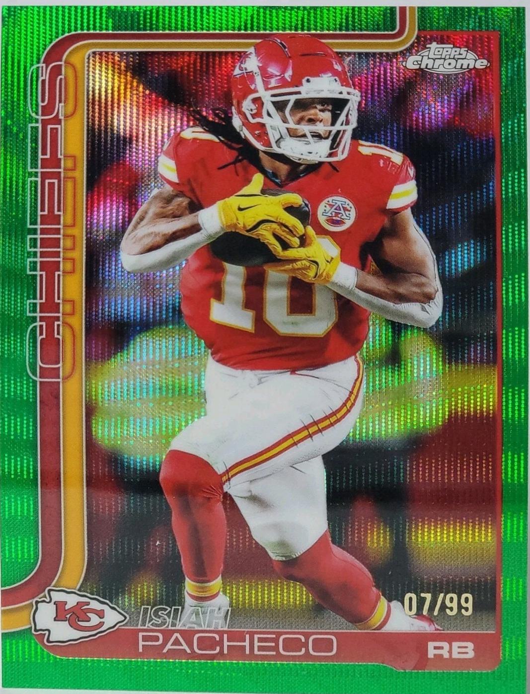 Isiah Pacheco [Green Wave Refractor] #149