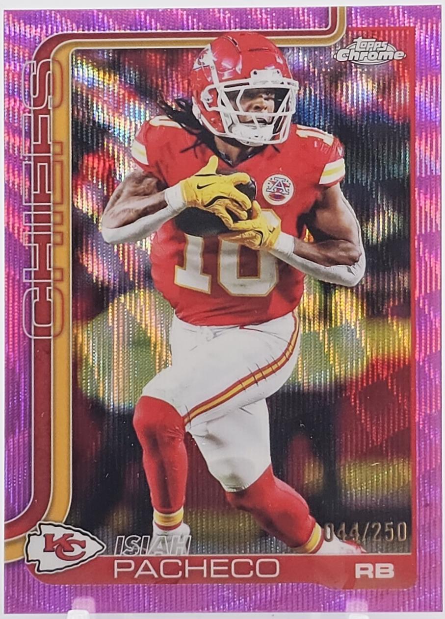 Isiah Pacheco [Pink Refractor] #149
