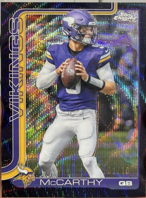 J.J. McCarthy [Black Wave Refractor] #199