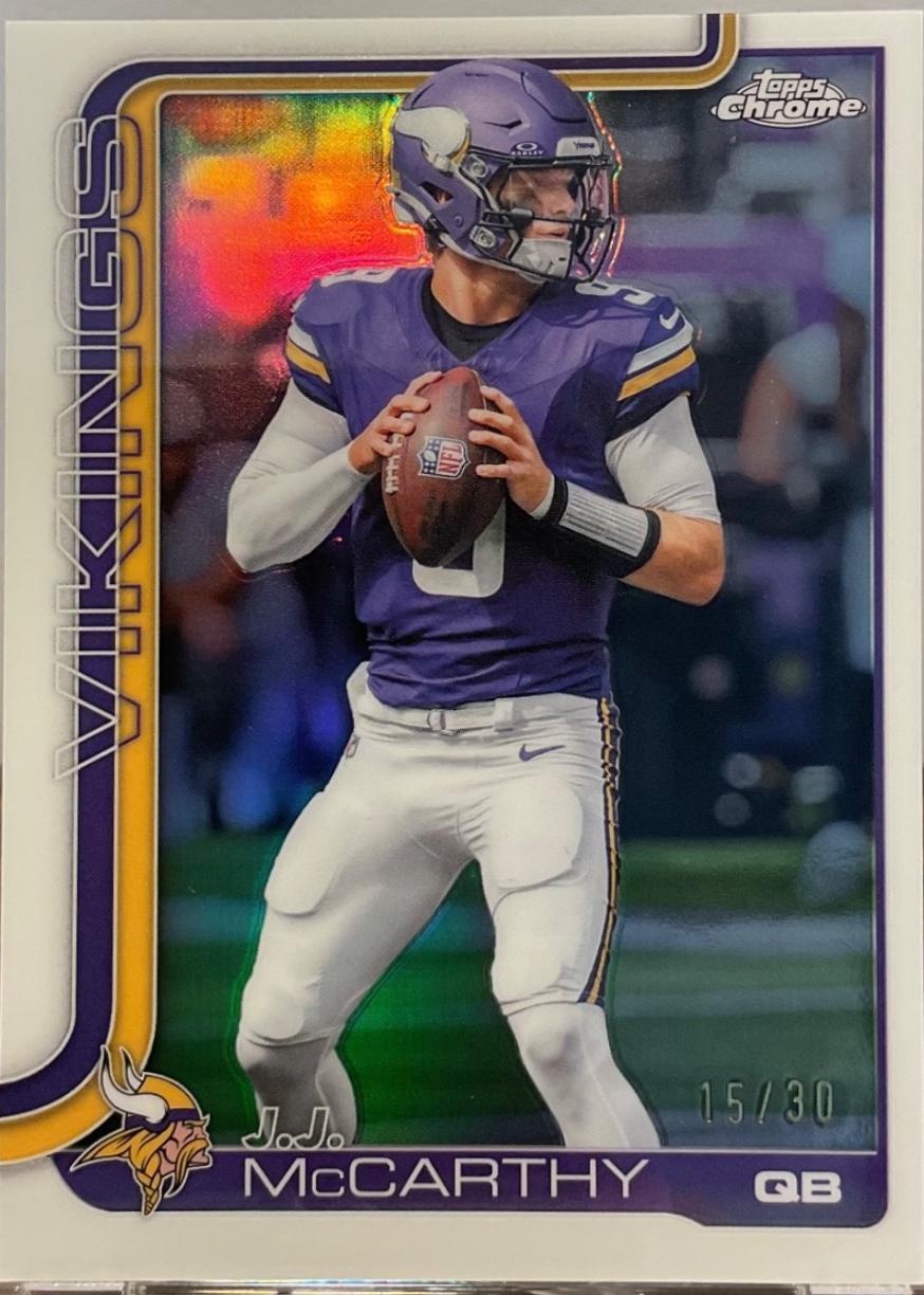 J.J. McCarthy [White Refractor] #199