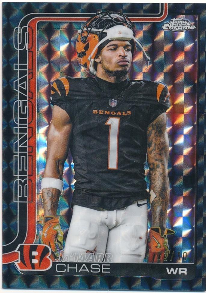 Ja'Marr Chase [Black Geometric Refractor] #58