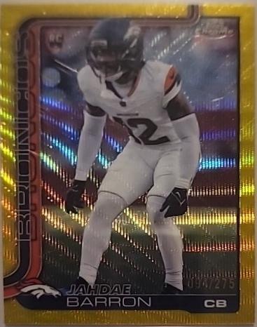 Jahdae Barron [Yellow Wave Refractor] #359
