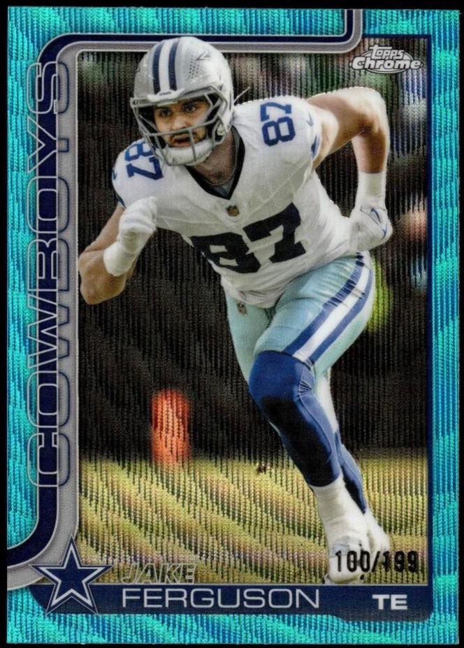 Jake Ferguson [Aqua Wave Refractor] #75
