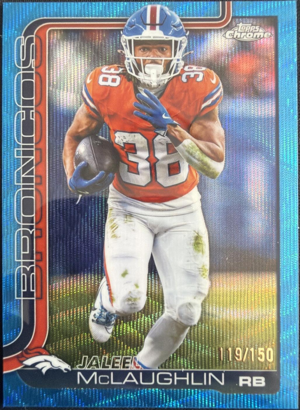 Jaleel McLaughlin [Leather Blue] #90