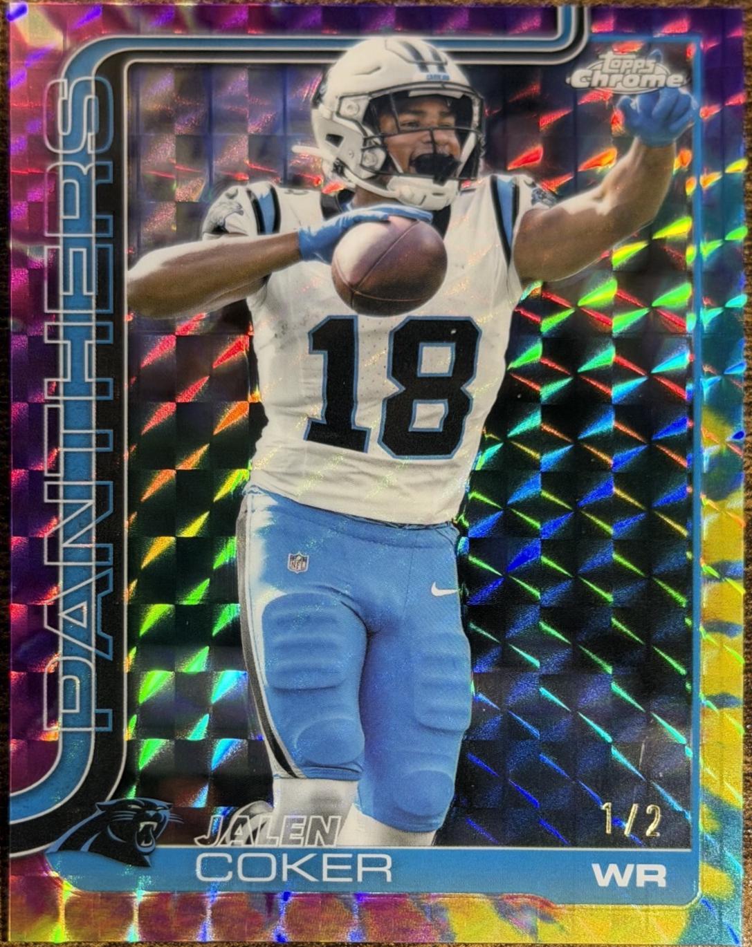 Jalen Coker [Tie Dye Geometric Refractor] #39