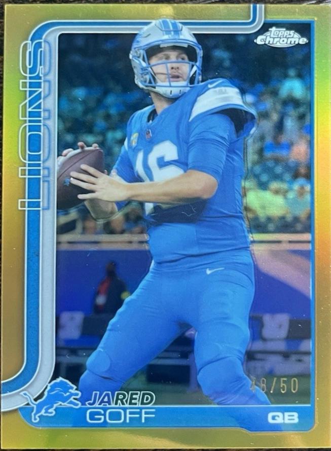 Jared Goff [Leather Gold] #102