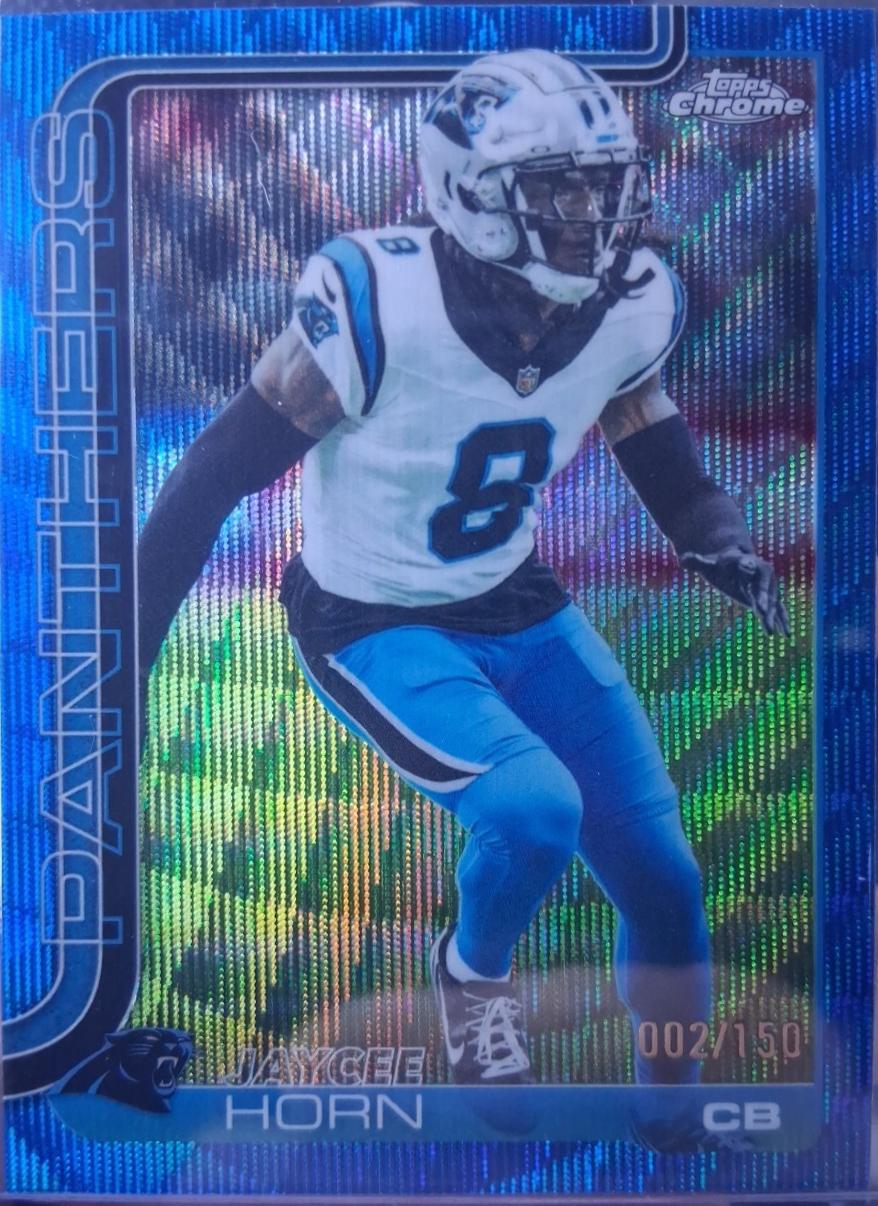 Jaycee Horn [Blue Wave Refractor] #41
