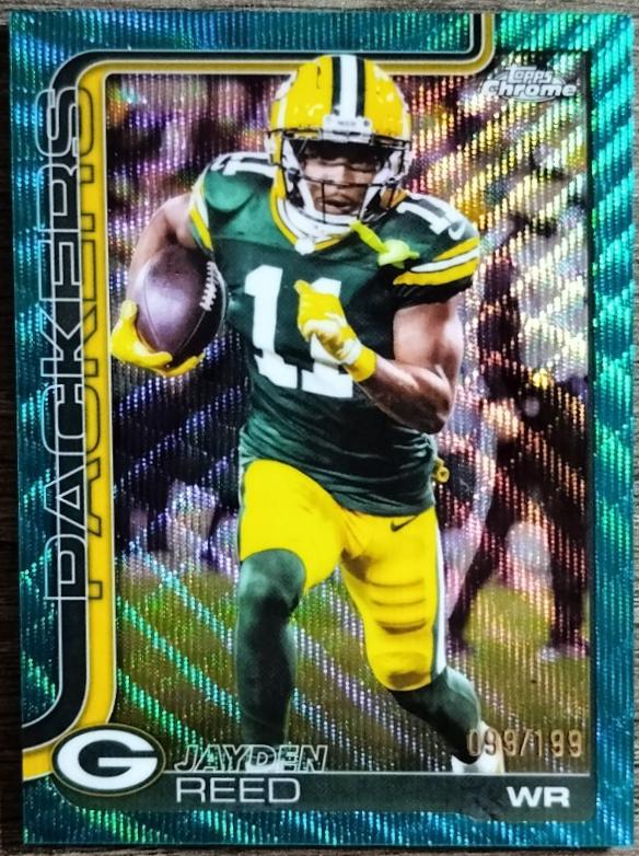 Jayden Reed [Aqua Wave Refractor] #107
