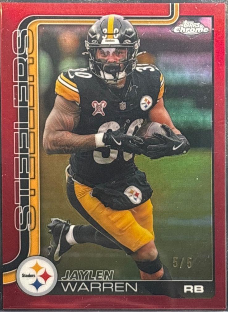 Jaylen Warren [Red Refractor] #253