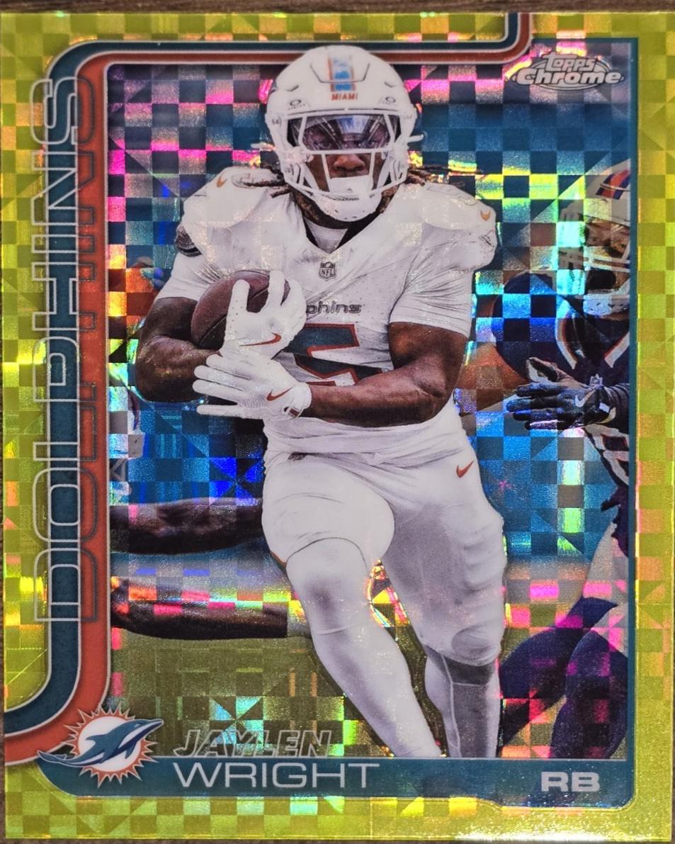 Jaylen Wright [X-Fractor Green] #190