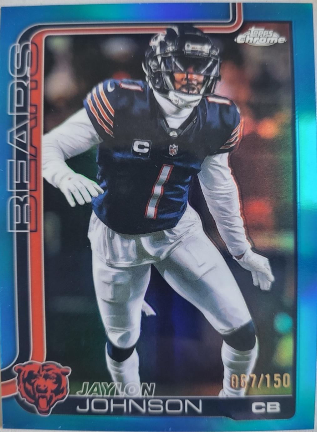 Jaylon Johnson [Aqua Refractor] #57