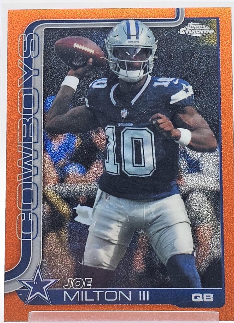 Joe Milton III [Orange Refractor] #85