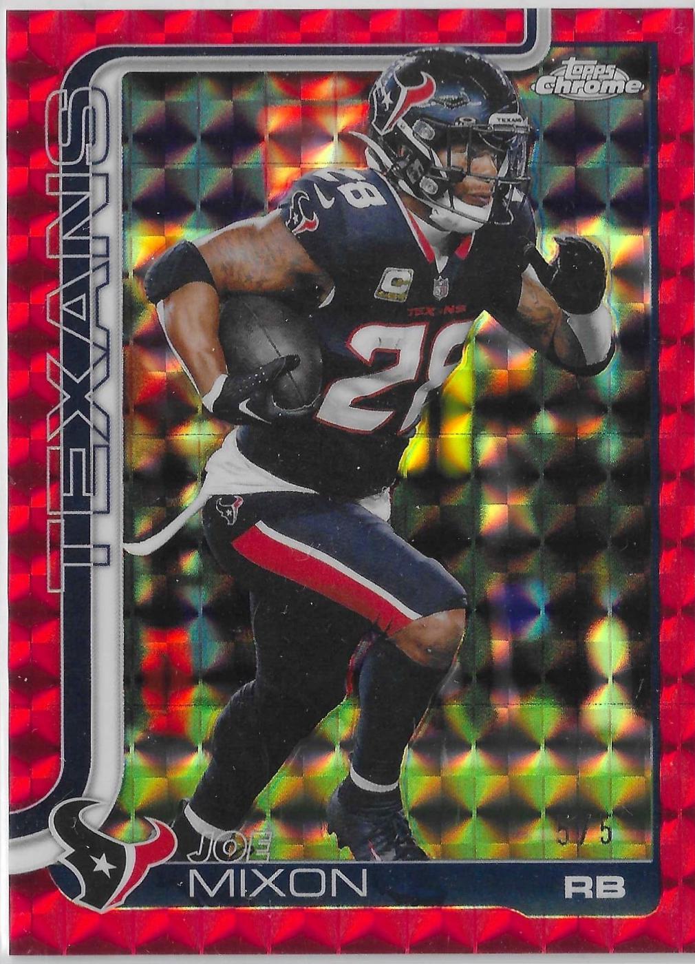 Joe Mixon [Red Geometric Refractor] #120