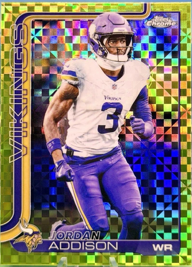 Jordan Addison [X-Fractor Green] #202
