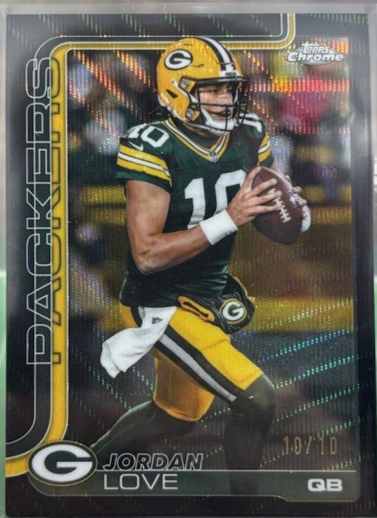 Jordan Love [Black Wave Refractor] #109