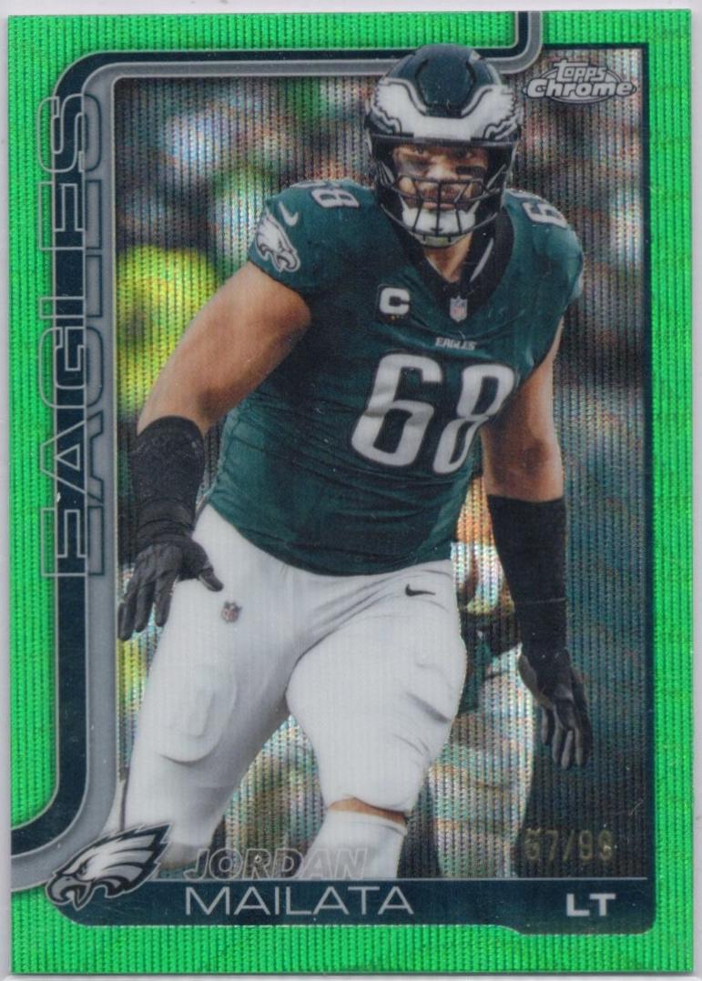 Jordan Mailata [Green Wave Refractor] #245