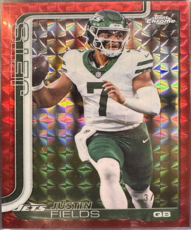 Justin Fields [Red Geometric Refractor] #237