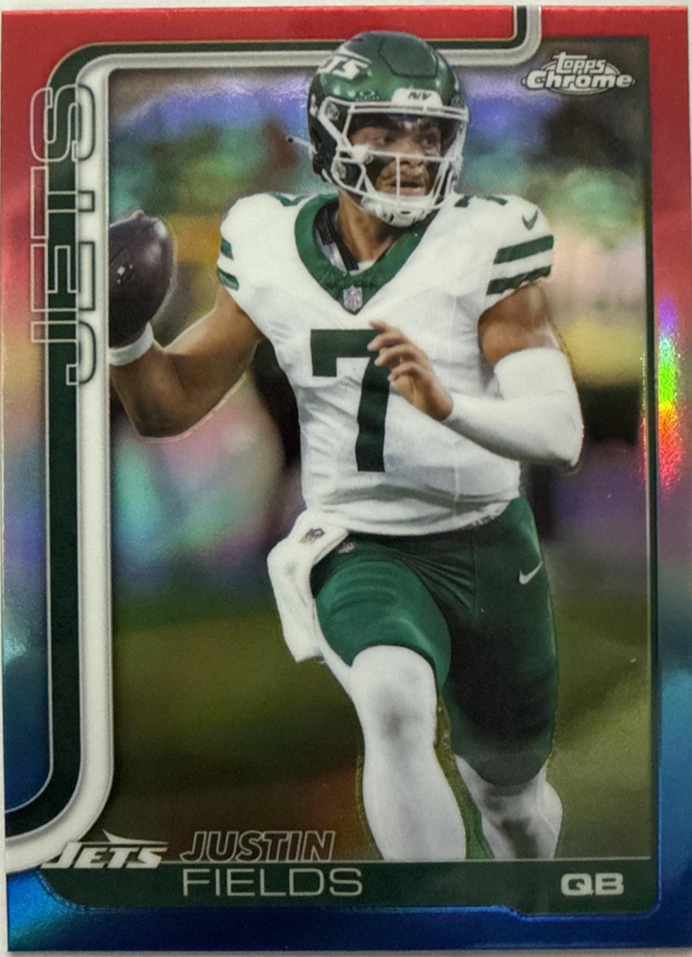 Justin Fields [Red White Blue Refractor] #237